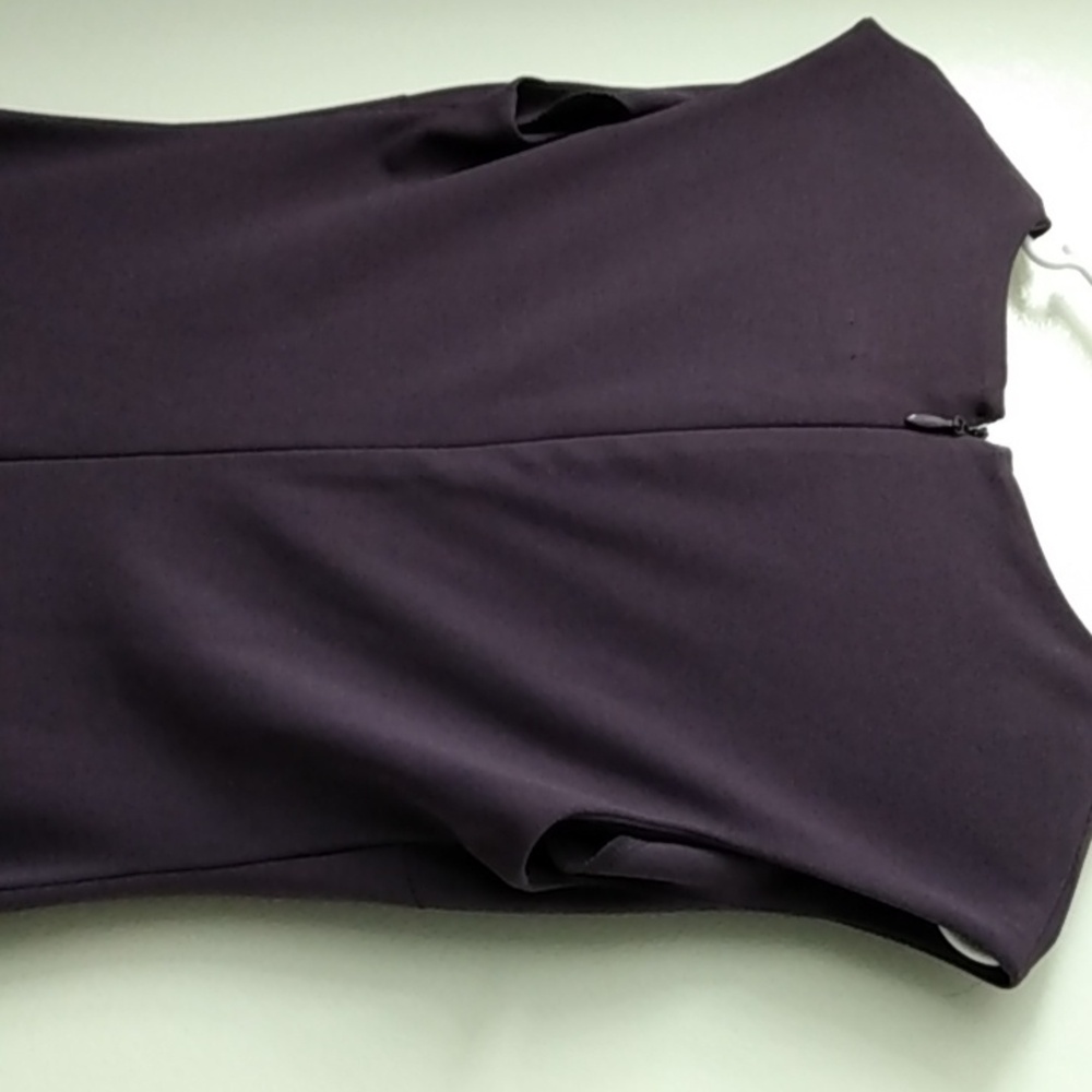 Deep purple cap sleeve sheath dress by NY&Co.streamline fit, size small - Picture 6 of 8